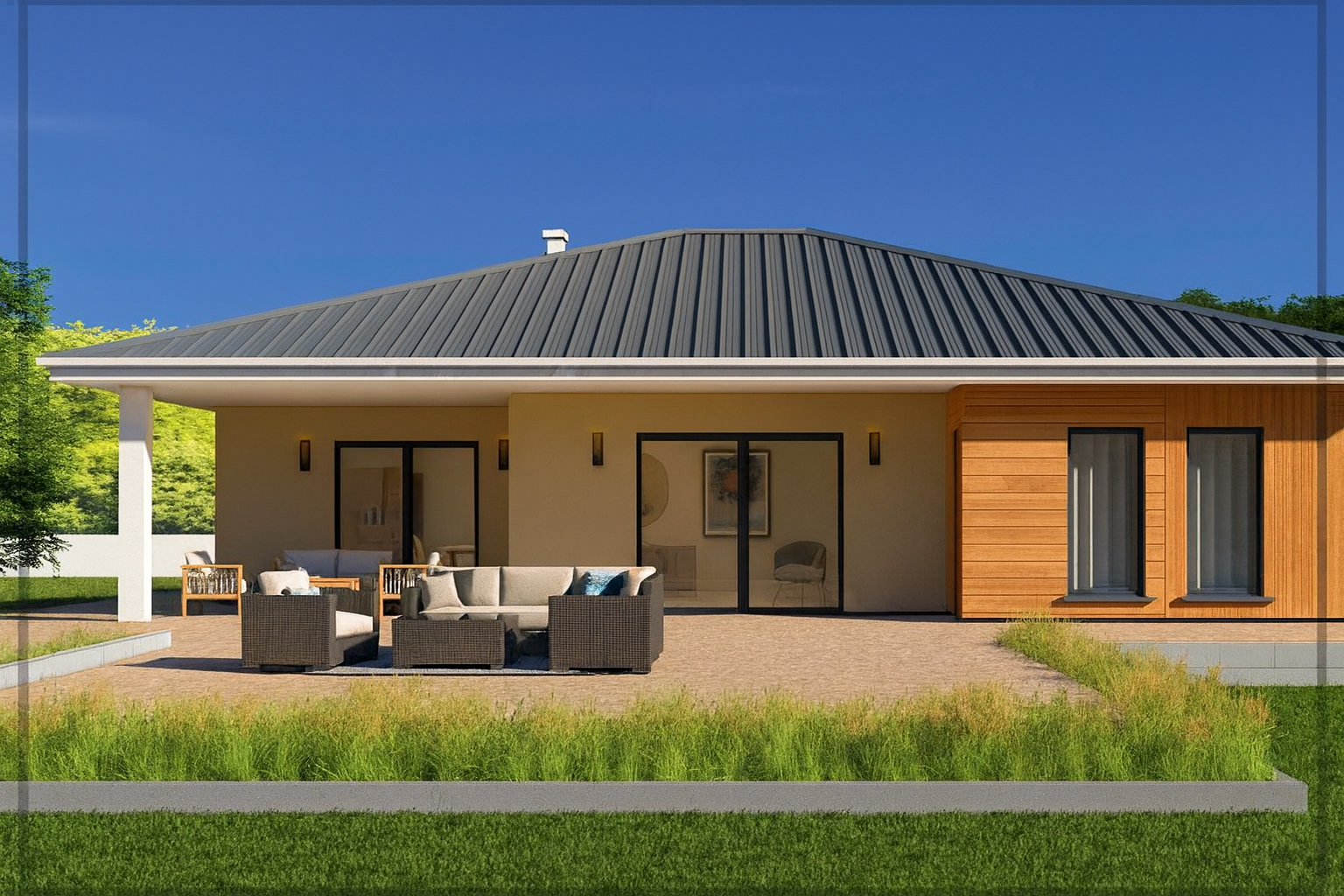 Steel House SC208 – Maison acier 208 m²